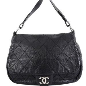 Chanel On The Road flap shoulder bag.